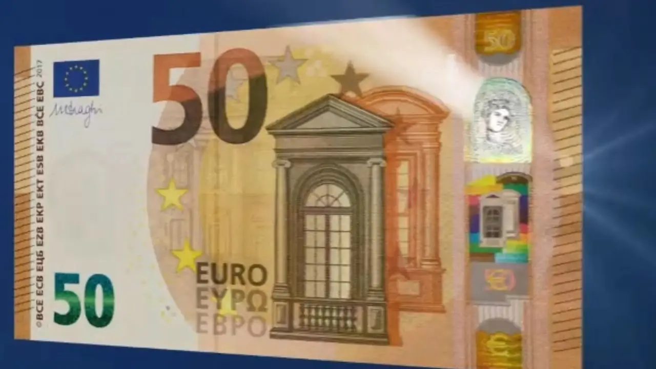 Banconote da 50 euro: ecco il segno che rivela se sono false